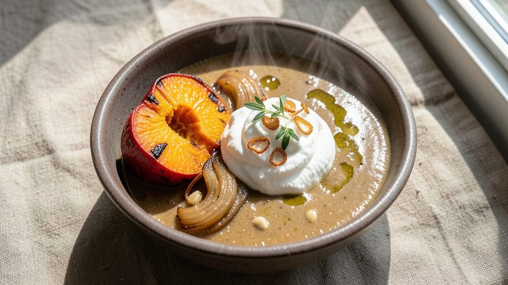 Acorn Squash Soup Recipe: Roasted Sweetness With Spiced Crème Fraîche Swirl