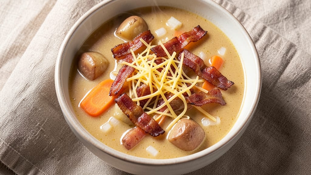 Betty Crocker Loaded Potato Soup Recipe: Cheesy Bacon Crunch Top Magic