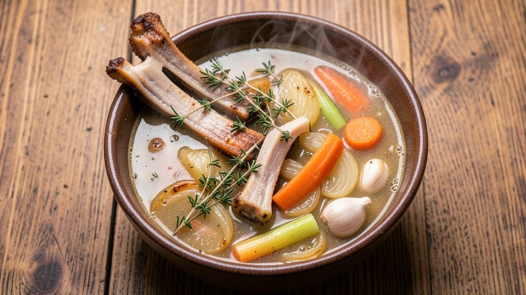 Bone Marrow Broth Soup Recipe: Deep Savory Richness From Simmered Bones