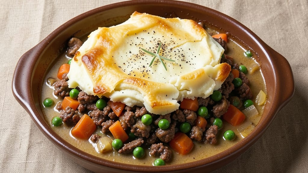 Campbell's Soup Shepherd's Pie Recipe: Mashed Potato Crust Over Savory Meat and Veggie Filling