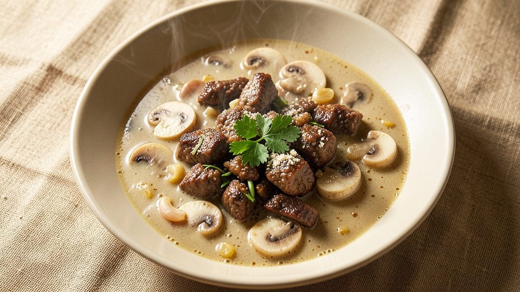 Campbell's Soup Stroganoff Recipe: Creamy Mushroom and Sour Cream Simplicity