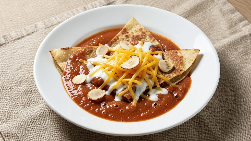 Campbell's Tomato Soup Tortilla Recipe: Crispy Tortilla Topping With Creamy Cheese Swirl