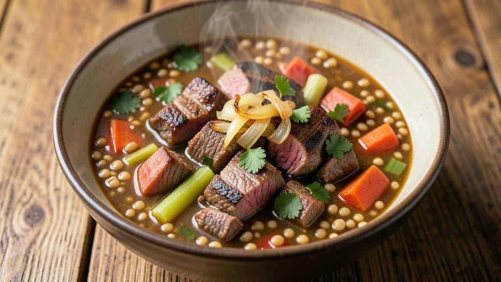 Campbell's Vegetable Beef Barley Soup Recipe: Hearty Pantry Staples in One Pot