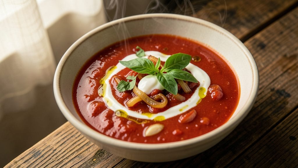 Carrabba's Soup Recipe: Tomato Basil Velvety with Hidden Herb Magic
