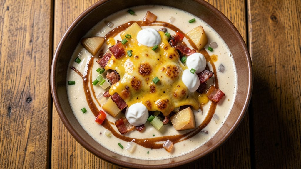 Chili's Loaded Baked Potato Soup Copycat Recipe: Crispy Bacon and Cheese Top Magic