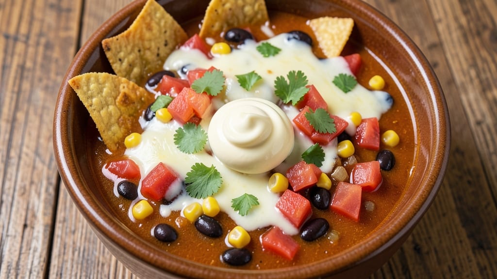 Chili's Restaurant Tortilla Soup Recipe: Crispy Tortilla Top and Creamy Tomato Magic
