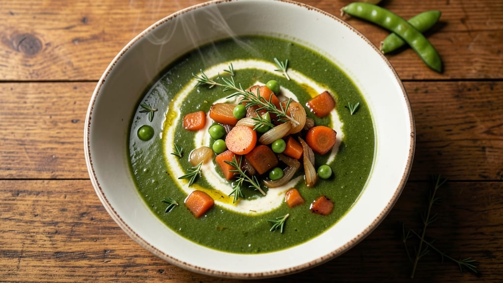 Classic Pea Soup Recipe: Herbed Velvety Texture Without Heavy Cream