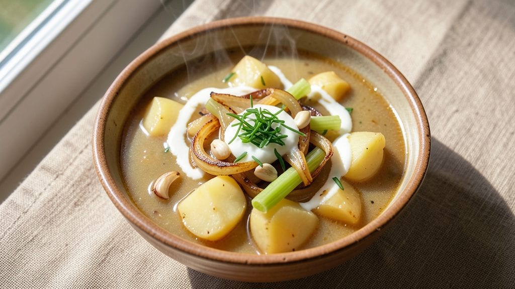 Copycat Panera Potato Soup Recipe: Crispy Herb Topping Secrets