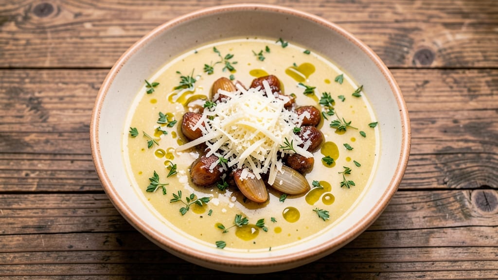 Dandelion Soup Recipe: Earthy Greens and Gruyère Clouds in One Pot