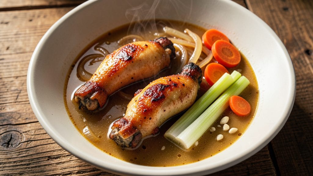 Chicken Drumstick Soup Recipe: Slow-Simmered Umami Bomb With Crispy Top Trick