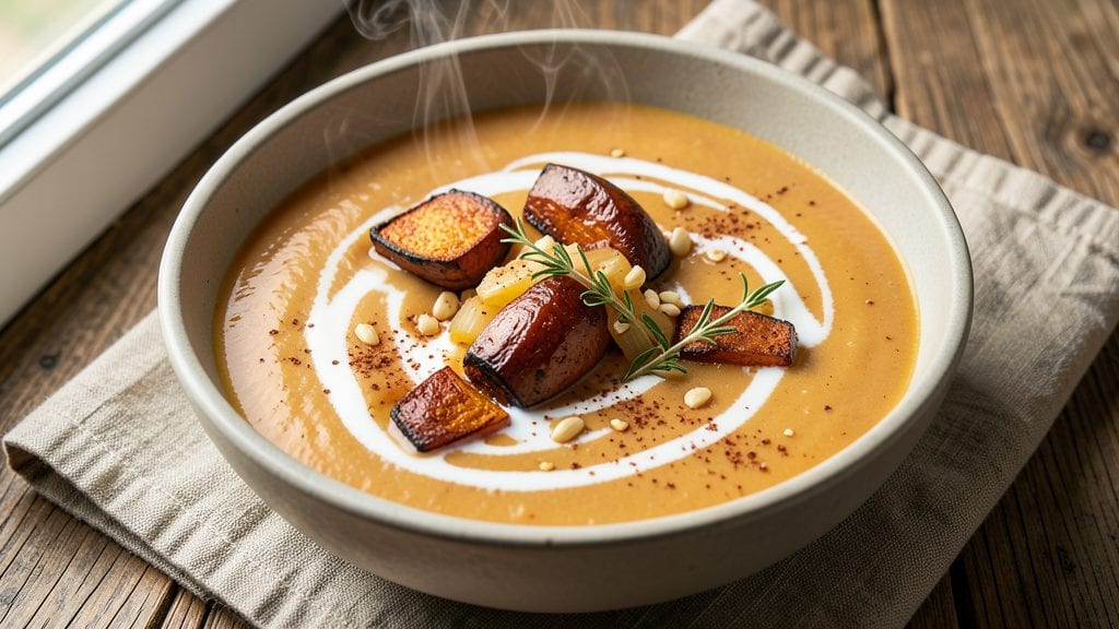 Instant Pot Sweet Potato Soup Recipe: Velvety Spiced Sweetness in 20 Minutes