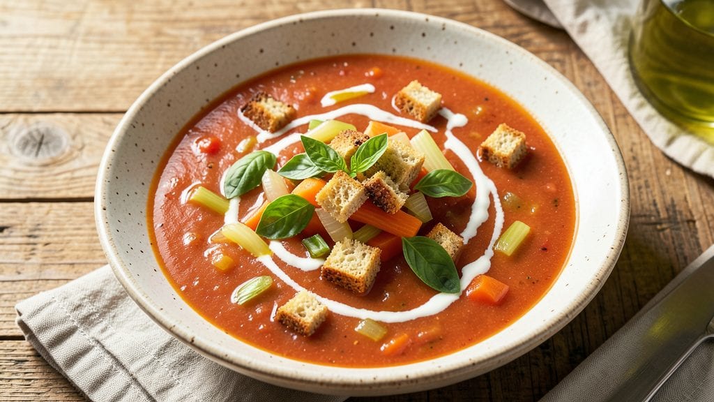 La Madeleine Tomato Basil Soup Copycat Recipe: Velvety Swirls of Café-Style Comfort