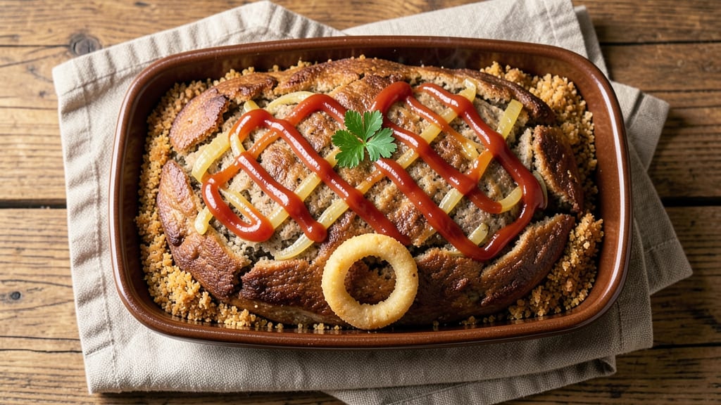 Lipton Onion Meatloaf Recipe with Onion Soup Mix: Golden Crust, Savory Swirls