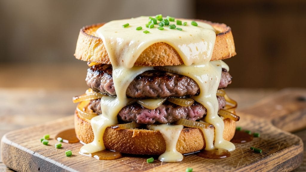 Lipton Onion Soup Burger Recipe: Crispy Grilled Patties with Melty Cheese
