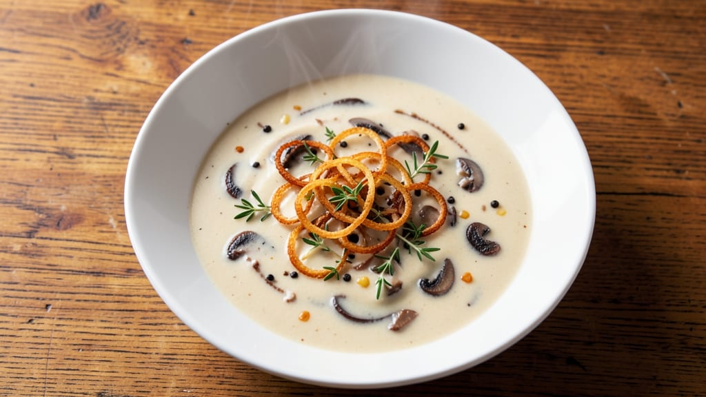 Martha Stewart's Cream of Mushroom Soup Recipe: Silken Texture With Earthy Umami Depth