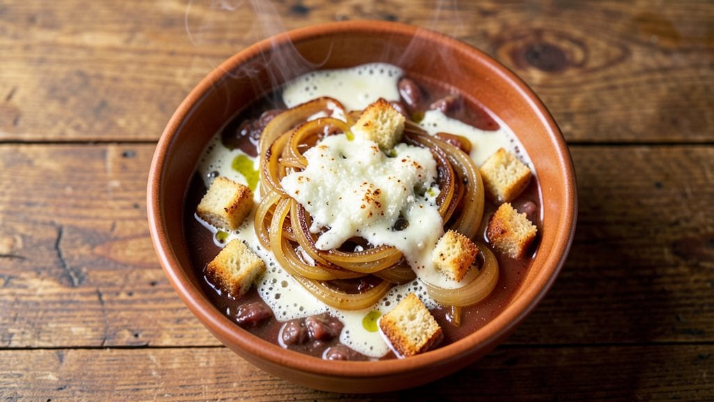 Martha Stewart's Onion Soup Recipe: Crispy Bread Top and Melty Cheese Magic