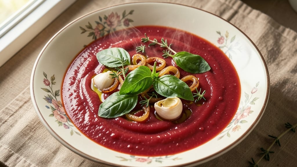 Martha Stewart's Tomato Soup Recipe: Silken Roasted Garlic Base
