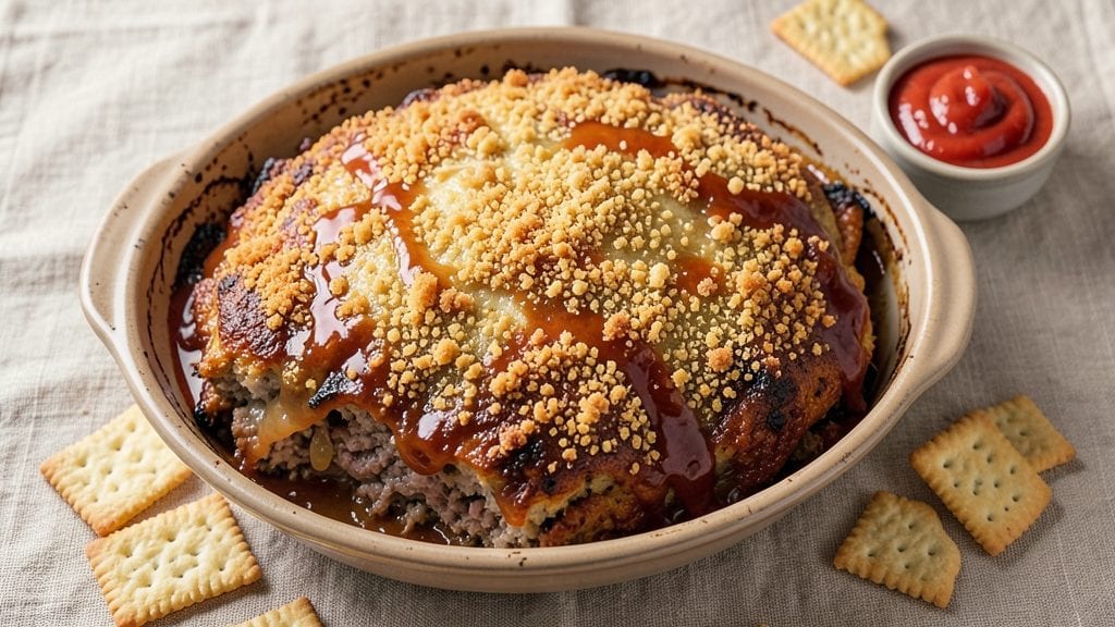 Meatloaf Recipe With Ritz Crackers and Onion Soup Mix: Crispy Crust, Juicy Center Magic