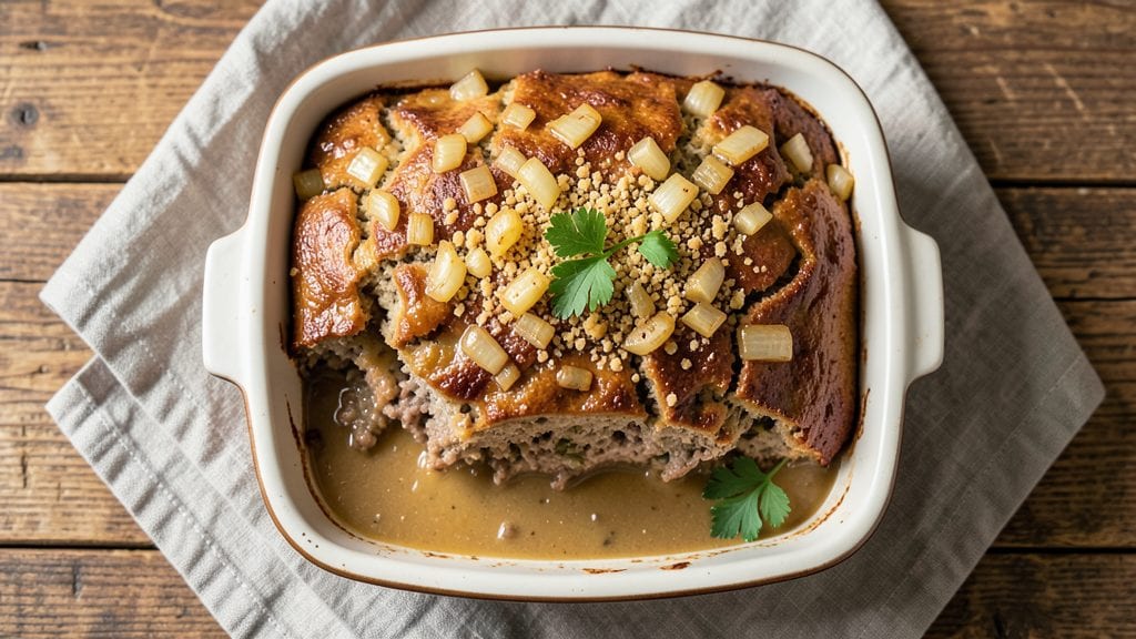 Old Fashioned Meatloaf Recipe with Onion Soup Mix: Savory Crust and Juicy Heart