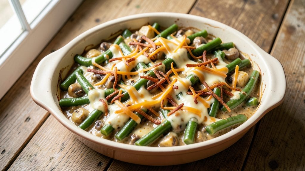 Original Campbell Soup Green Bean Casserole Recipe: Crispy Top, Creamy Cheese, Pantry Staples