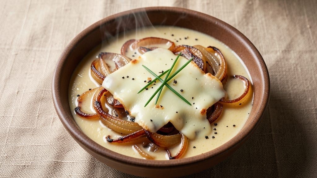 Outback Creamy Onion Soup Recipe: Swiss Cheese Fondue-Style Richness