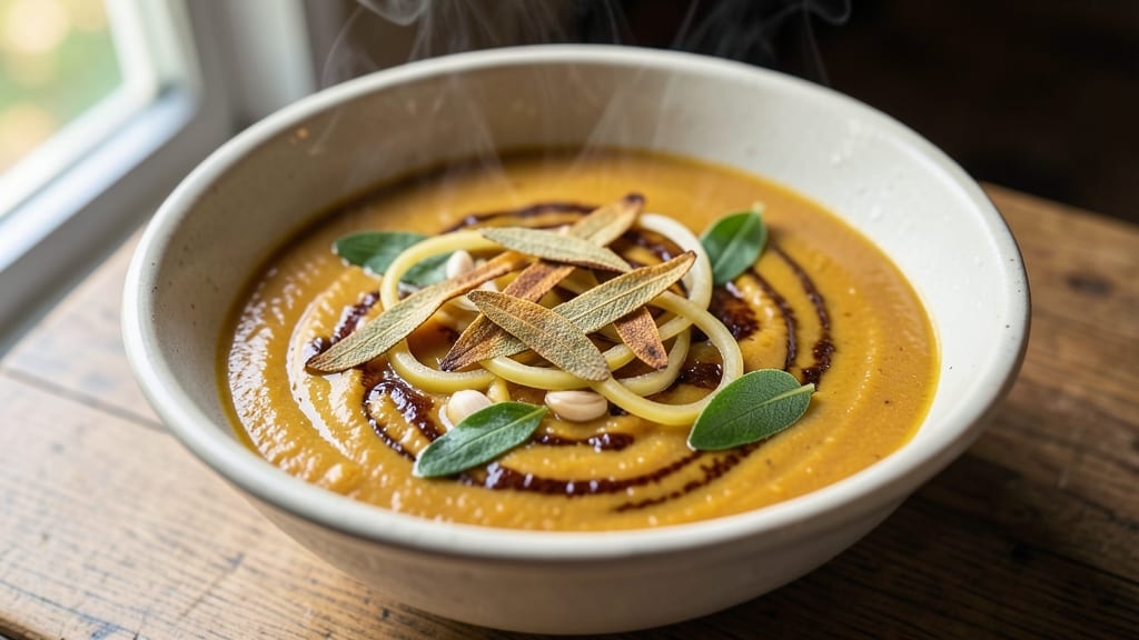 Panera Bread Butternut Squash Soup Copycat Recipe: Velvety Sweetness With Toasted Sage Crunch