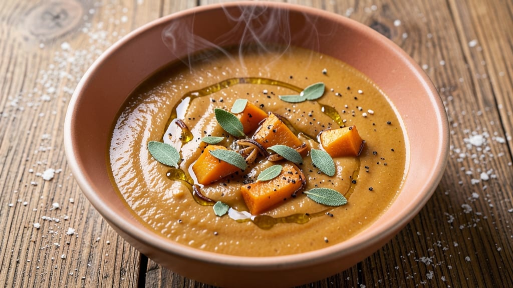 Panera Bread Company Butternut Squash Soup Recipe: Roasted Squash and Sage Velvety Richness