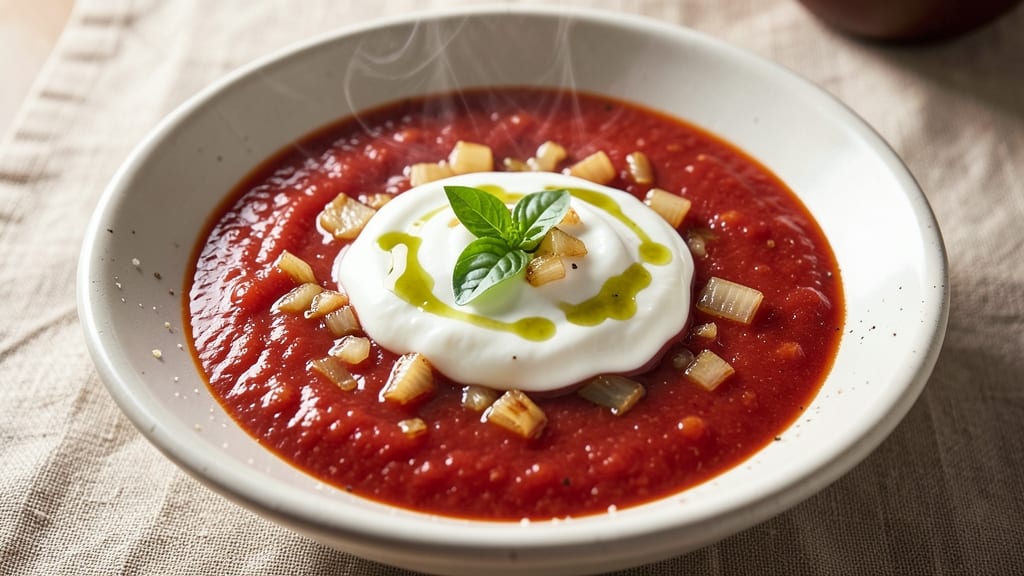 Rao's Tomato Soup Recipe: Velvety Swirls With Gruyère Clouds