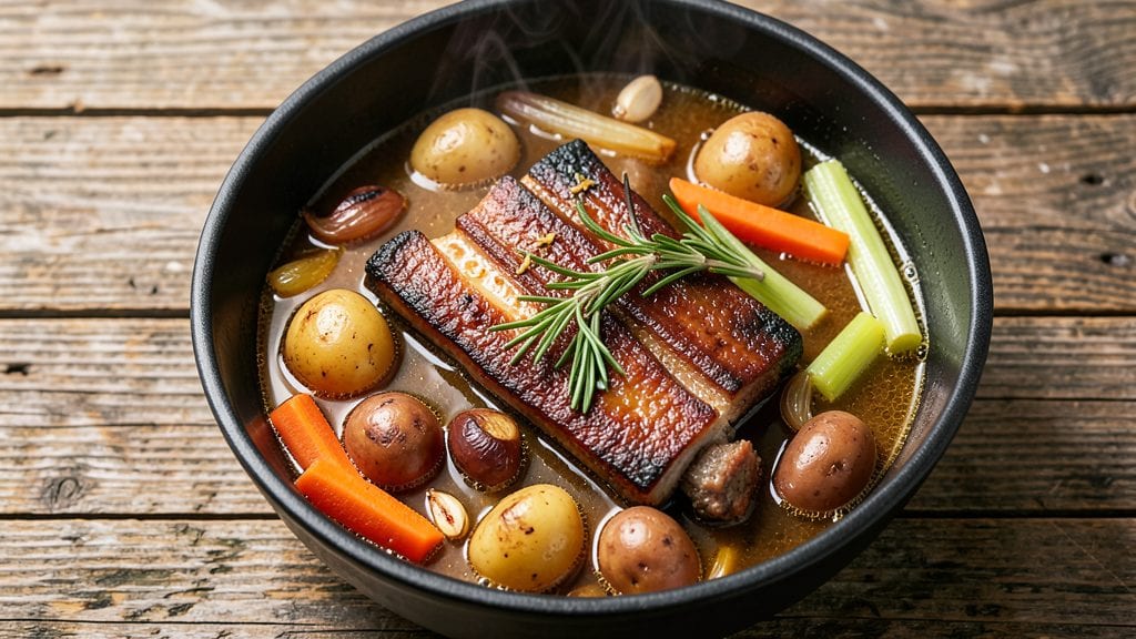 Ribs and Potatoes Soup Recipe: Smoky Meat and Veggie Harmony in One Pot