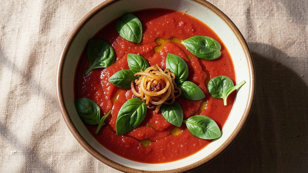 Sacred Heart Soup Recipe: Creamy Tomato Basil With Hidden Spinach Boost