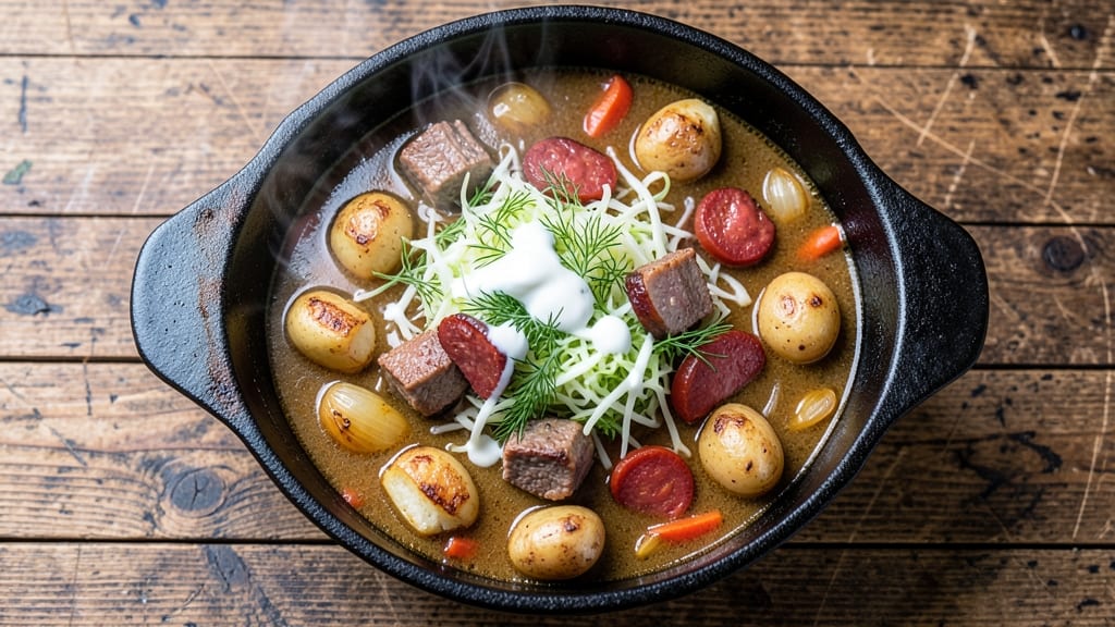 Solyanka Soup Recipe: Smoky Pickle-Packed Russian Heartiness