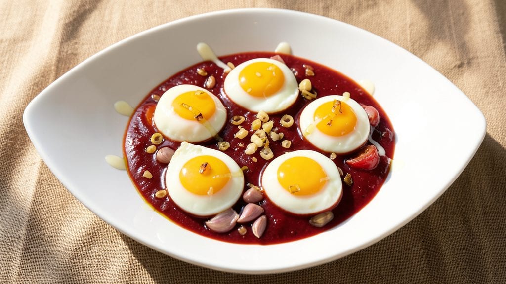 Stewed Eggs Recipe: Silky Yolk Magic in Creamy Tomato Sauce