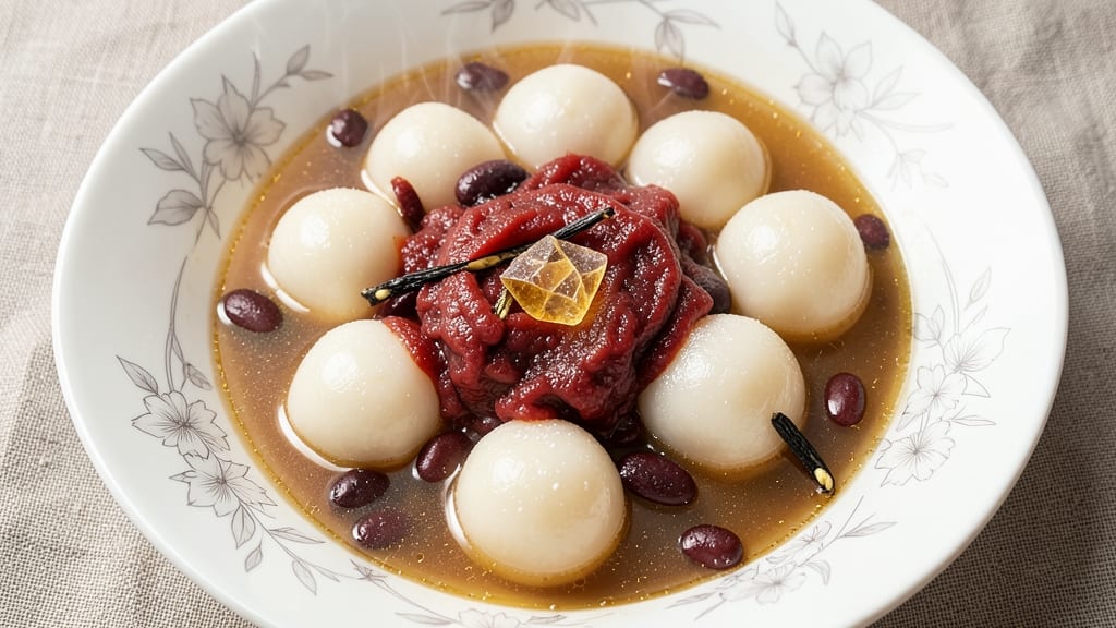 Tang Yuan Soup Recipe: Glutinous Rice Balls in Sweet Red Bean Broth