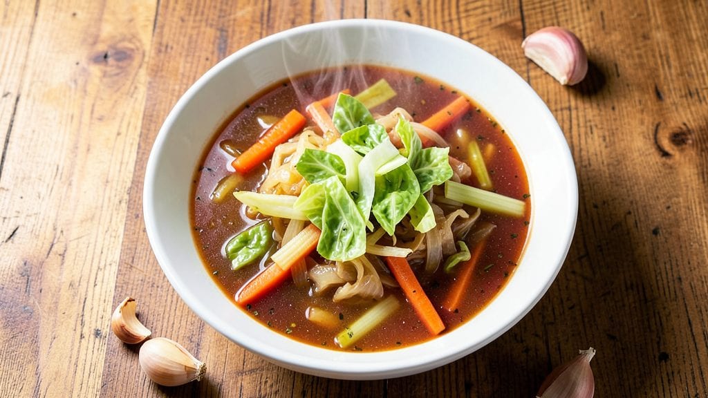 Weight Watchers Cabbage Soup Recipe with v8 Juice: Low-Calorie, Veggie-Packed Cleansing Bowl